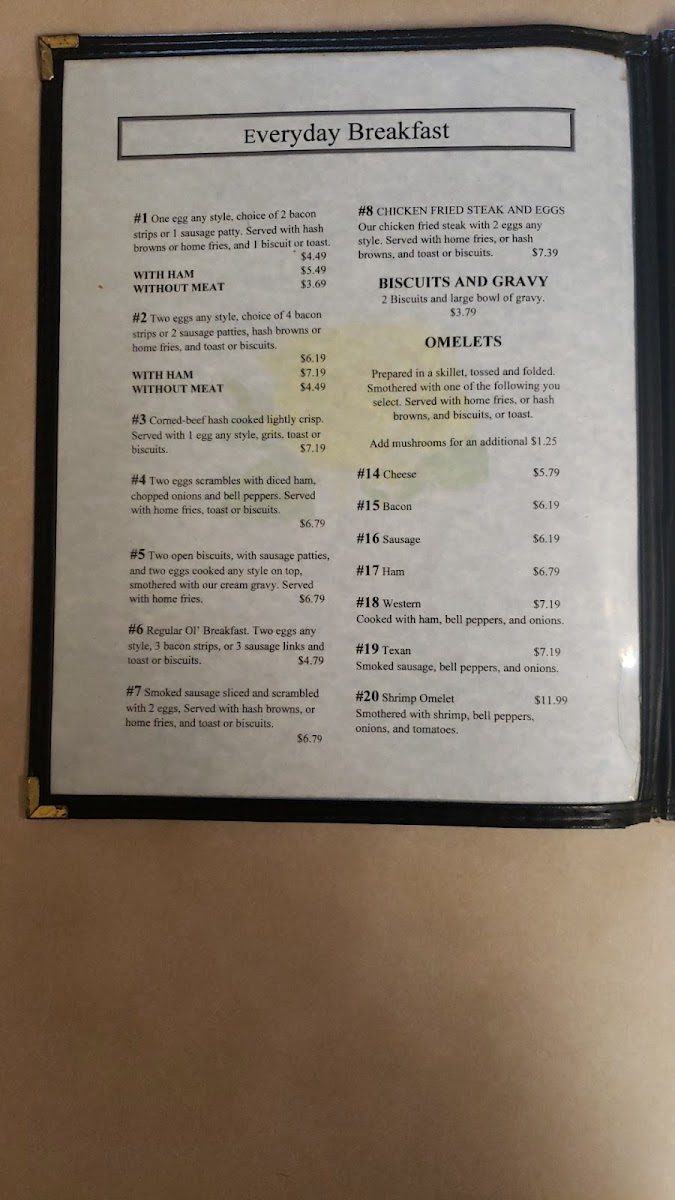 Yellow Rose Cafe Menu - Image 6